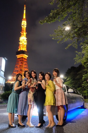 女子会　東京タワー